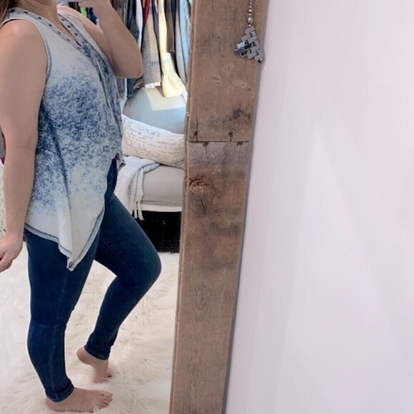 WRANGLER country western top lace up size large - Picture 3 of 6